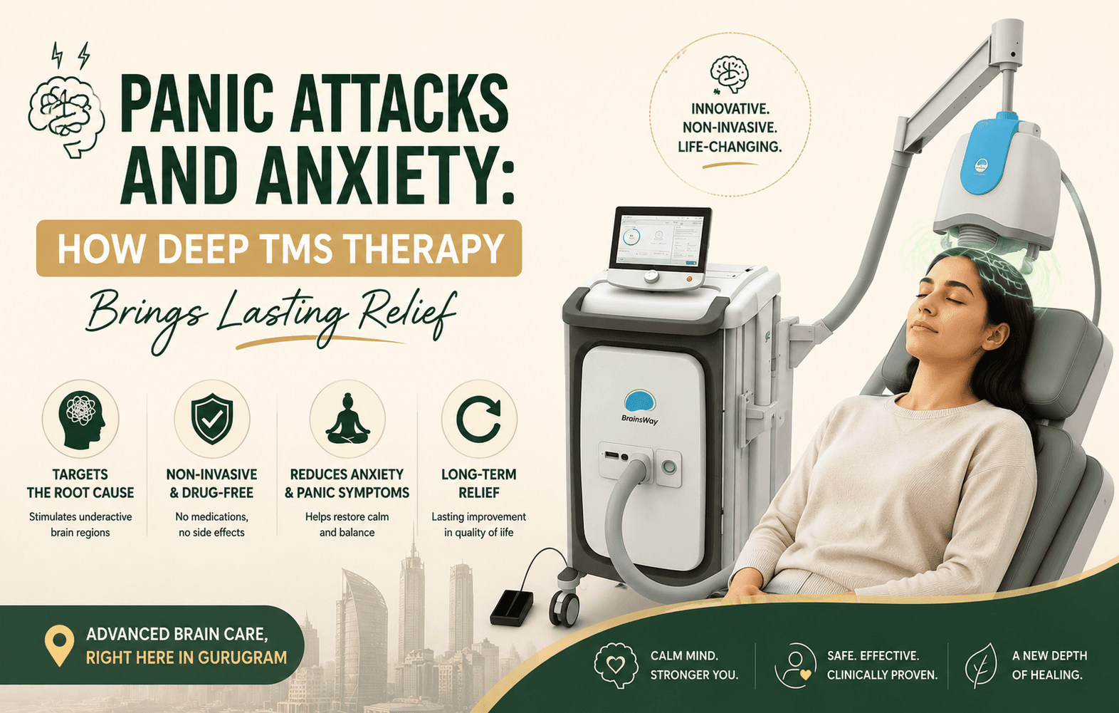 Panic Attacks and Anxiety: How Deep TMS Therapy Brings Lasting Relief
